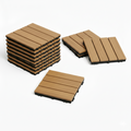 Panel Decorativo Modular Wpc 30x30 Caja 11 Pzs | Uso Exterior